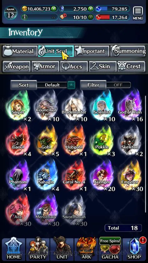 Last Cloudia Accounts GLOBAL|Rank 12|Collab AOT (Levi SA) +Top Tier Unit image 12