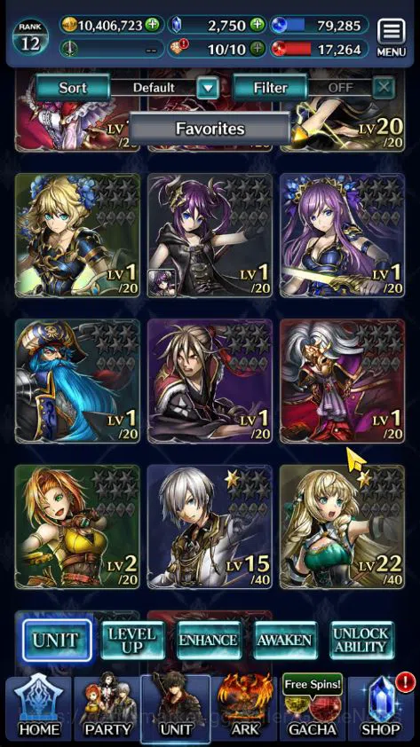 Last Cloudia Accounts GLOBAL|Rank 12|Collab AOT (Levi SA) +Top Tier Unit image 2