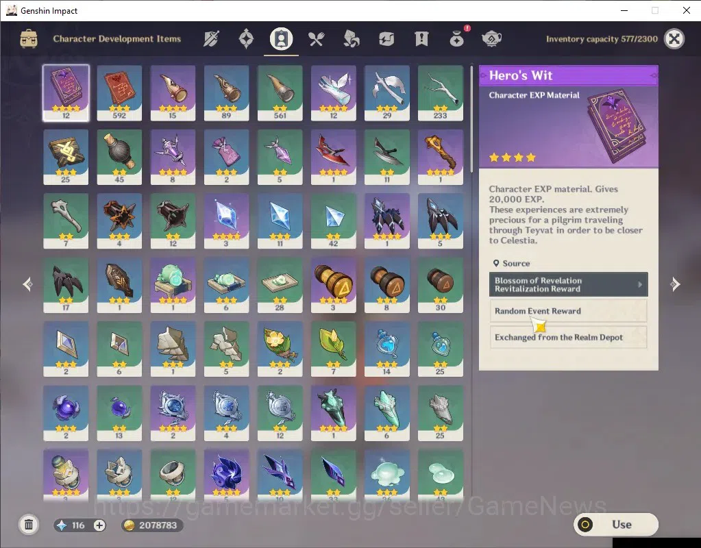Genshin Impact Accounts Asia|AR 55|Rate On|5 Limited + 1 (*5 Weapon)|Mavui image 5
