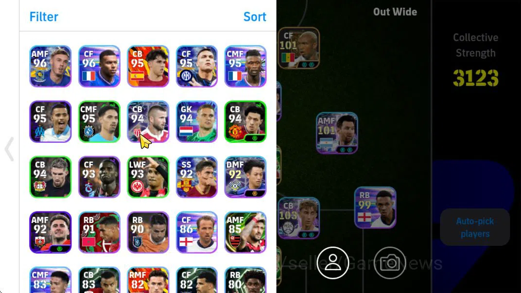 eFootball Accounts Mobile|Neymar Jr.(Blitz Curler),Dean huijsen(Visio image 2