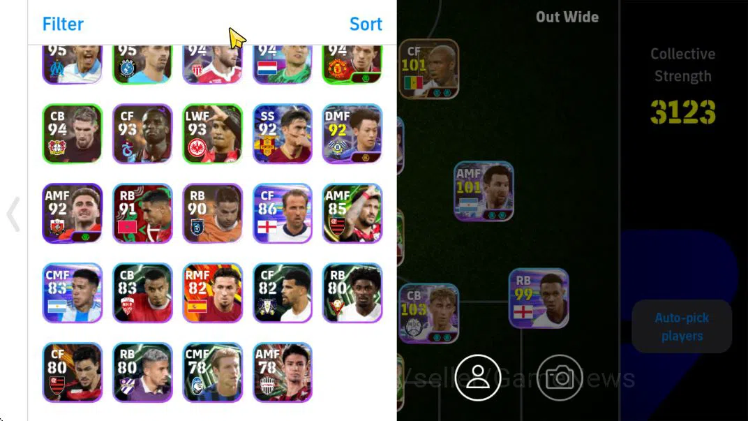 eFootball Accounts Mobile|Neymar Jr.(Blitz Curler),Dean huijsen(Visio image 3