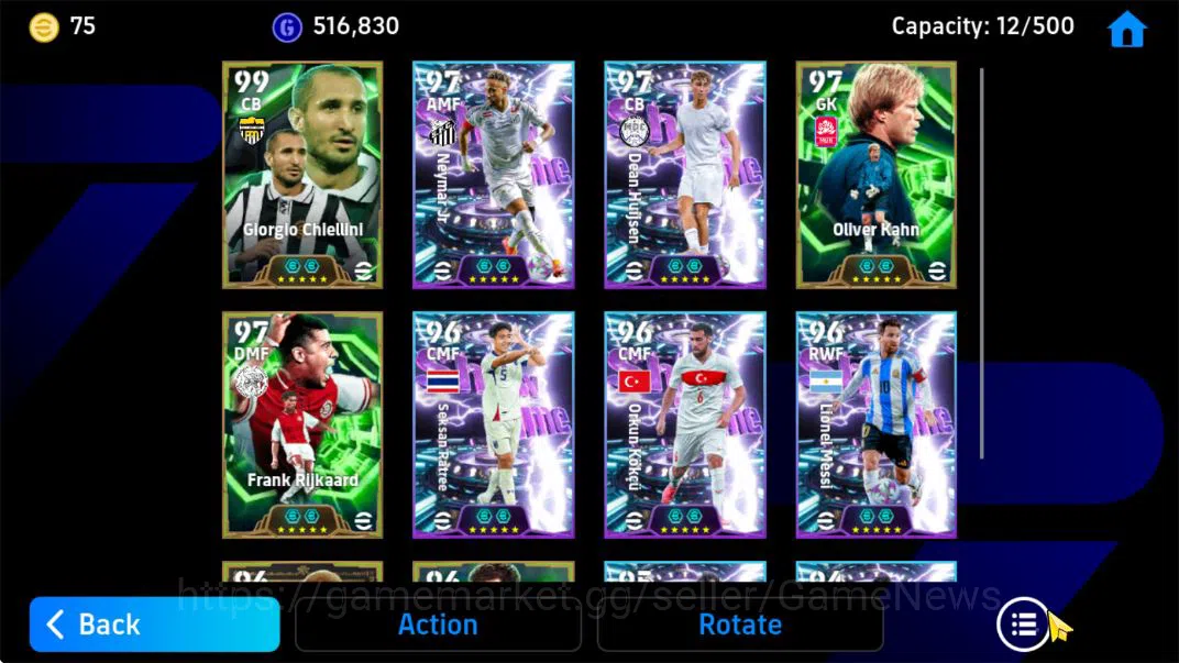 eFootball Accounts Mobile|Neymar Jr.(Blitz Curler),Dean huijsen(Visio image 6