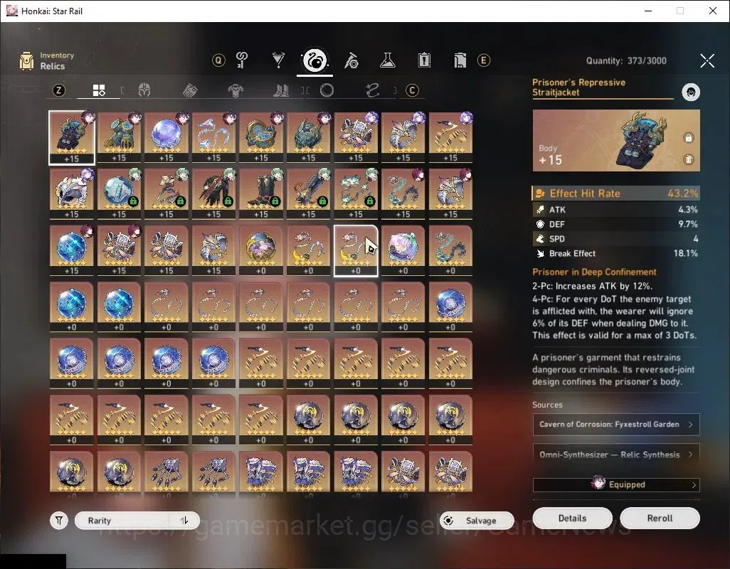 Honkai Star Rail Accounts Asia|TL 42|DOT Prem Team|9 Limited|[Hysilens,Black image 11