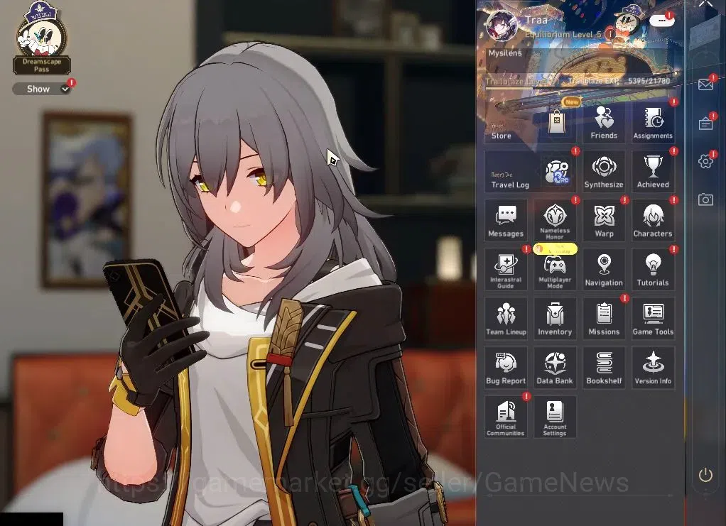 Honkai Star Rail Accounts Asia|TL 42|DOT Prem Team|9 Limited|[Hysilens,Black image 2
