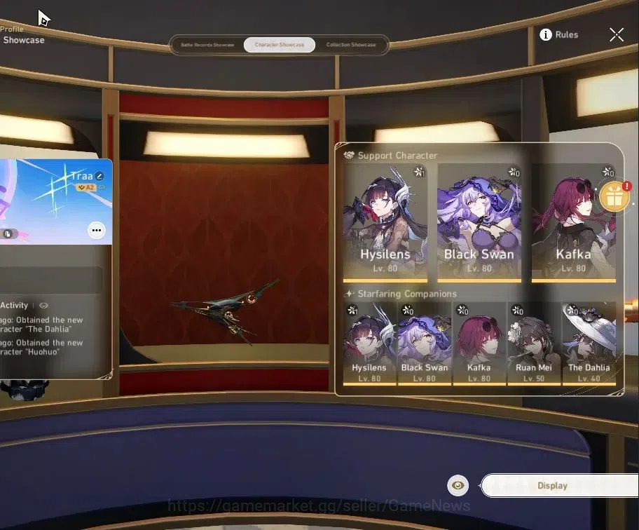 Honkai Star Rail Accounts Asia|TL 42|DOT Prem Team|9 Limited|[Hysilens,Black image 3