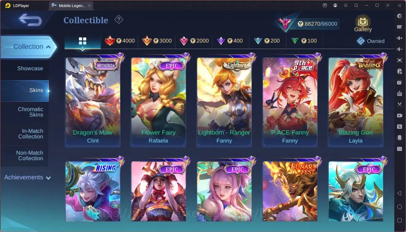 Mobile Legends: Bang Bang Accounts Global|Hero 132|Skin 319|Exalted|KFP Thamuz,Ling|K image 11