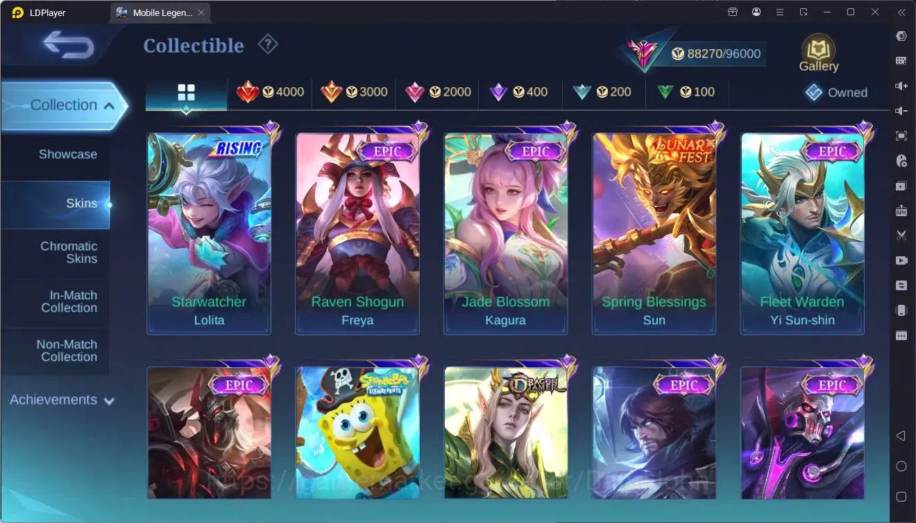 Mobile Legends: Bang Bang Accounts Global|Hero 132|Skin 319|Exalted|KFP Thamuz,Ling|K image 12