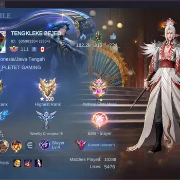 Mobile Legends: Bang Bang Collector Global|Hero 132|Skin 319|Exalted|KFP Thamuz,Ling|K image 1