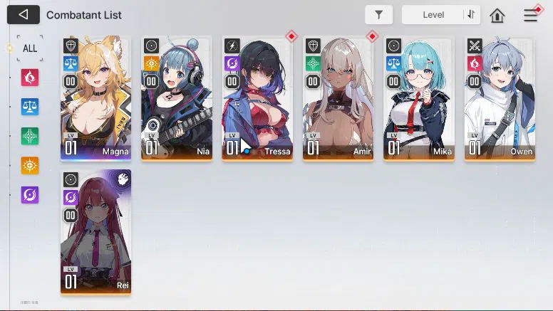 Chaos Zero Nightmare Accounts GLOBAL Verif | Lv05 | Fresh Starter Magna Nia + 3  image 4