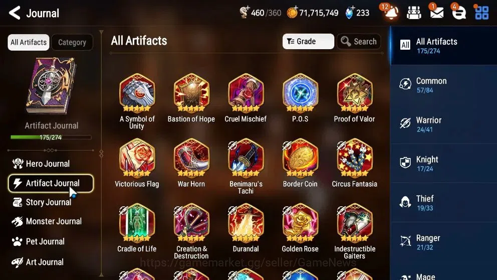 Epic Seven Accounts High-End ASIA Verif|32 ML(Notos,GenRas,Straze,Etc)+Collab FULL[FRIEREN,AESPA]+Benimaru,etc|75 19