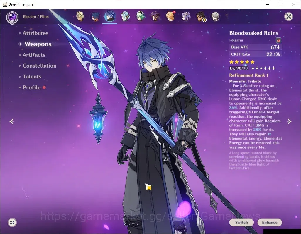 Genshin Impact Accounts ASIA|AR 56|5 Limited + 4 (*5Wep)|[Flins,Skirk]+Sig image 11