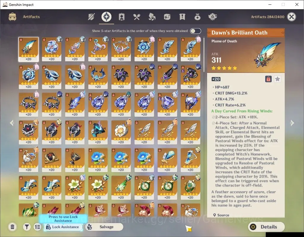 Genshin Impact Accounts ASIA|AR 56|5 Limited + 4 (*5Wep)|[Flins,Skirk]+Sig image 16
