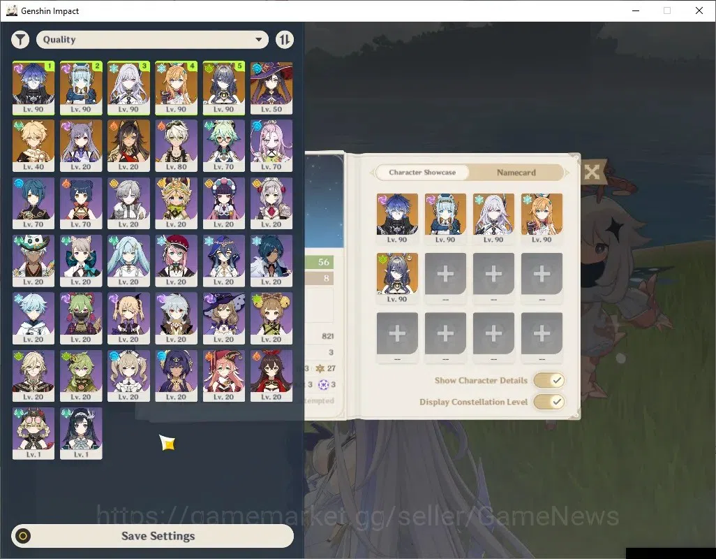 Genshin Impact Accounts ASIA|AR 56|5 Limited + 4 (*5Wep)|[Flins,Skirk]+Sig image 2