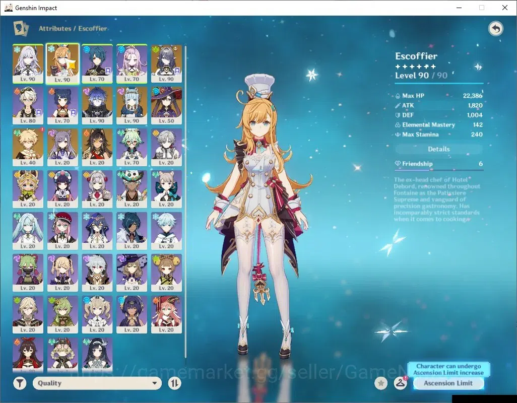 Genshin Impact Accounts ASIA|AR 56|5 Limited + 4 (*5Wep)|[Flins,Skirk]+Sig image 5