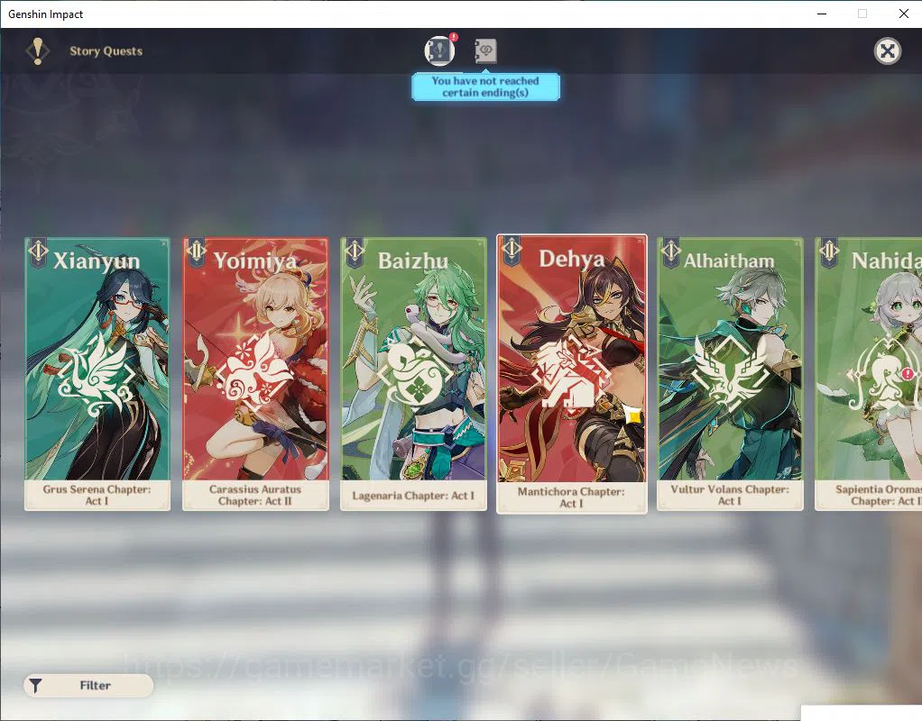 Genshin Impact Accounts ASIA|AR 54|3 Limited +30(*4Character)|Shenhe,Yelan image 10