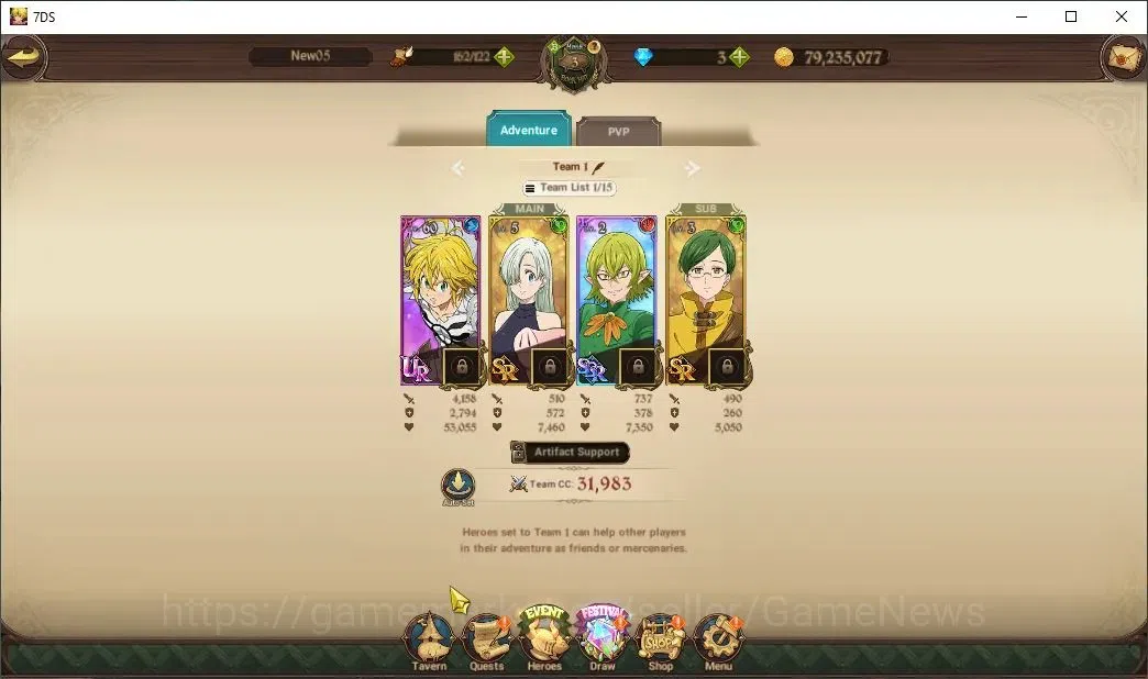 The Seven Deadly Sins: Grand Cross Accounts Global|317K CC|4 UR|Nemesis Meliodas,Skuld,Lancelo image 6