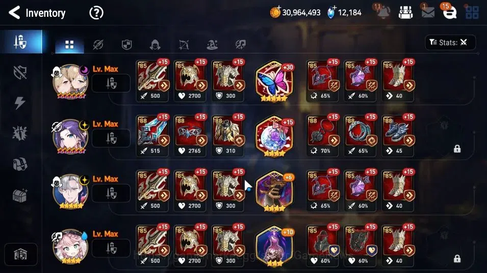 Epic Seven Accounts GLOBAL UnVerif|5 ML(Rhiana& Luciel,Bys Hwayung,TE image 14