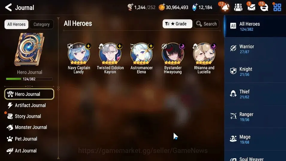 Epic Seven Accounts GLOBAL UnVerif|5 ML(Rhiana& Luciel,Bys Hwayung,TE image 6