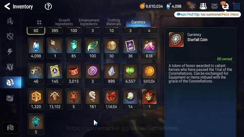 Epic Seven Accounts High-End GLOBAL Unverif|18 ML[LOTScales,BArunka,NM Luna,Etc]+Rinak,Ivana,TA Coli,etc|4K SStone+1M 20
