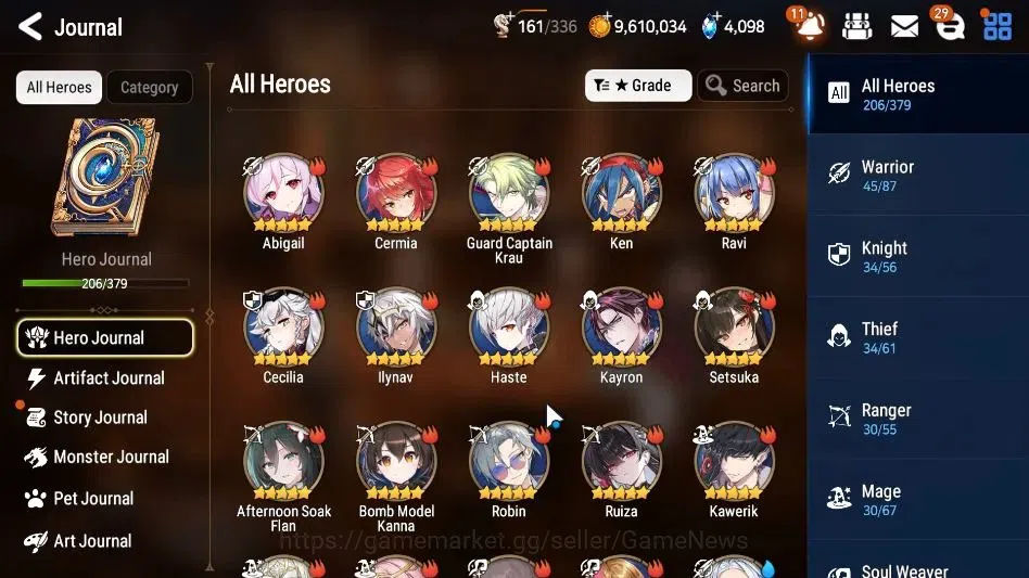Epic Seven Accounts High-End GLOBAL Unverif|18 ML[LOTScales,BArunka,NM Luna,Etc]+Rinak,Ivana,TA Coli,etc|4K SStone+1M 8