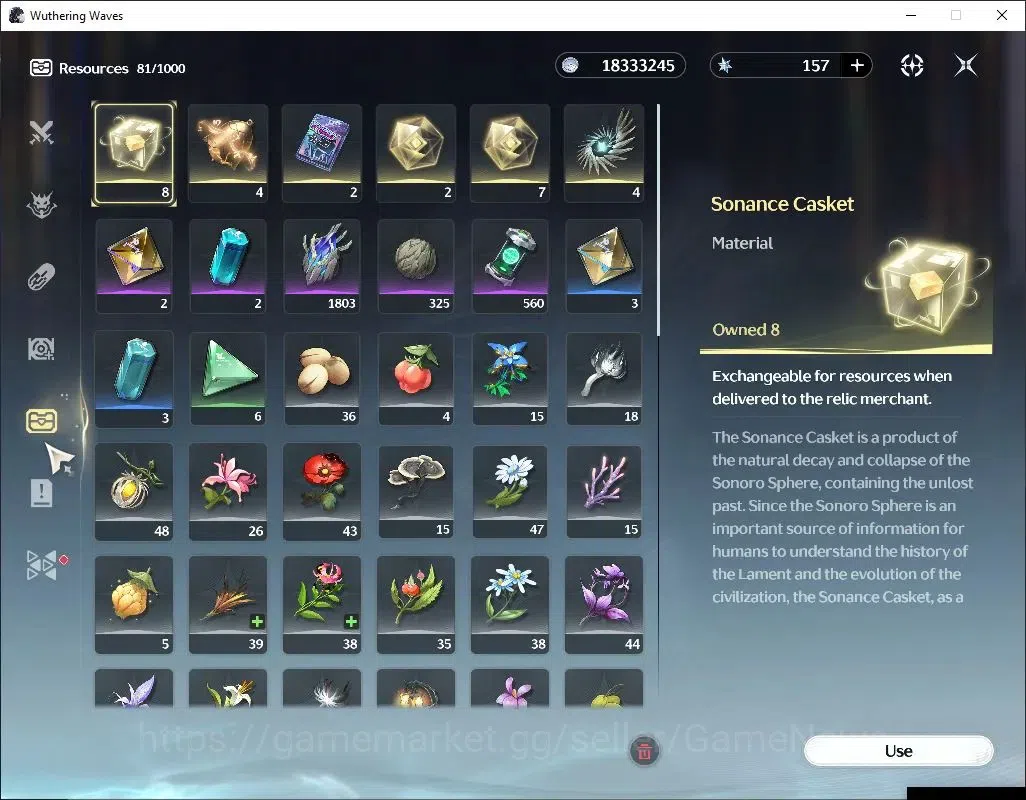 Wuthering Waves Accounts Others SEA |UL 49|2 Limited| Yangyang:Xuanling RC 5 + Signature, Rebecca |DB Lvl 30|MC Female|Log 11