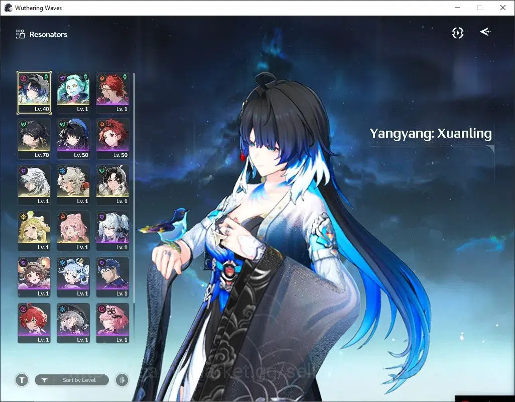 Wuthering Waves Accounts Others SEA |UL 49|2 Limited| Yangyang:Xuanling RC 5 + Signature, Rebecca |DB Lvl 30|MC Female|Log 2