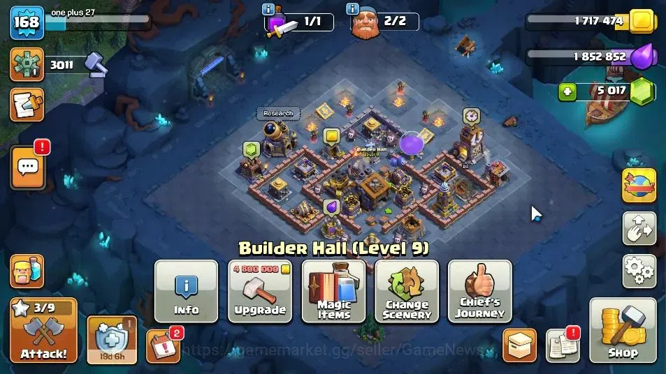 Clash of Clans Accounts LV 168|TH 17-BH 9|HH 9|Limited Skin|BK 85,AQ 86,GW image 6