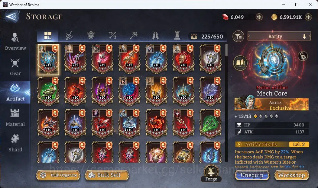 Watcher of Realms Accounts Global 60xx|Power 3M|4 Lord [Praetus,Ingrid,Solcad image 11