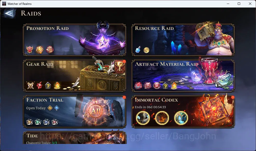 Watcher of Realms Accounts Global 60xx|Power 3M|4 Lord [Praetus,Ingrid,Solcad image 7