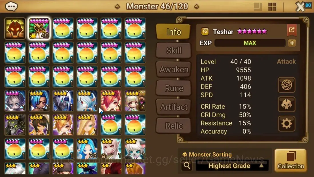 Summoners War: Sky Arena Accounts ASIA|Lv 26|Ready Gacha|99 12 YSC + 160 11 YSC + 3  image 8