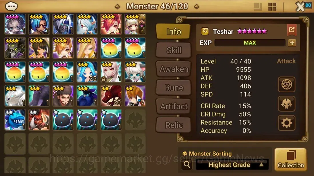 Summoners War: Sky Arena Accounts ASIA|Lv 26|Ready Gacha|99 12 YSC + 160 11 YSC + 3  image 9