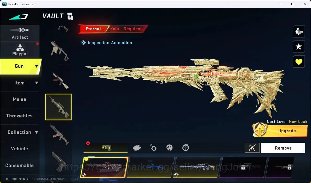 Blood Strike Accounts ASIA | 4 ETERNAL GUNS: M4A1,MP5.KALA.DESERT | 3 ET image 11