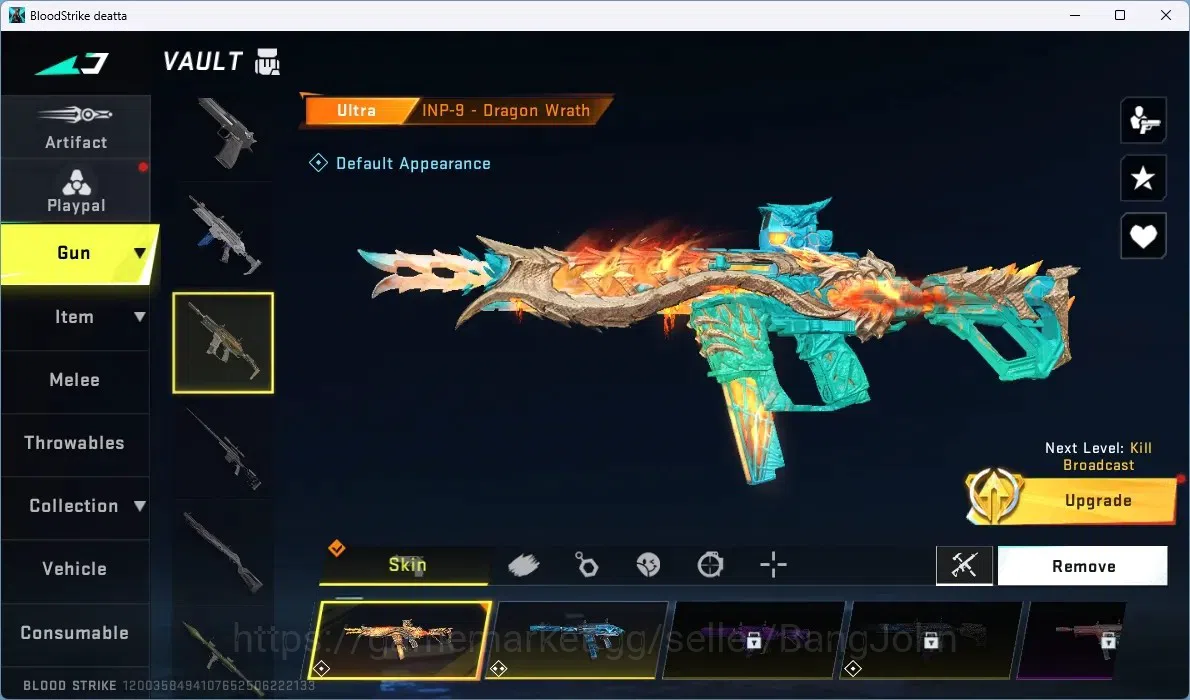 Blood Strike Accounts ASIA | 4 ETERNAL GUNS: M4A1,MP5.KALA.DESERT | 3 ET image 14