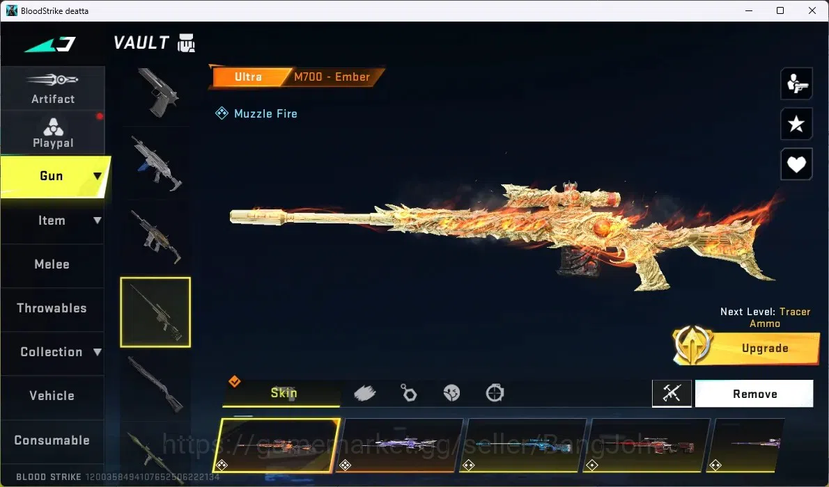 Blood Strike Accounts ASIA | 4 ETERNAL GUNS: M4A1,MP5.KALA.DESERT | 3 ET image 15