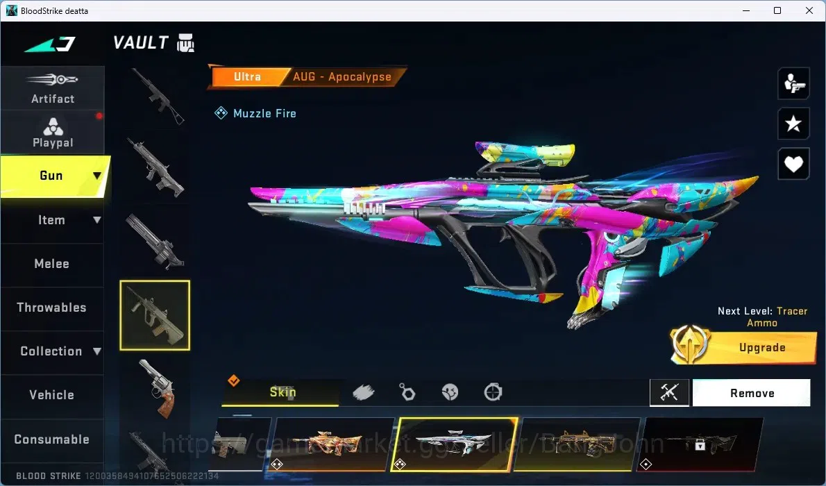 Blood Strike Accounts ASIA | 4 ETERNAL GUNS: M4A1,MP5.KALA.DESERT | 3 ET image 19