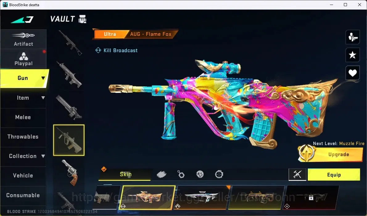 Blood Strike Accounts ASIA | 4 ETERNAL GUNS: M4A1,MP5.KALA.DESERT | 3 ET image 20