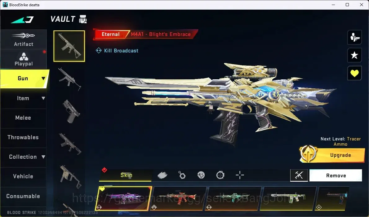 Blood Strike Accounts ASIA | 4 ETERNAL GUNS: M4A1,MP5.KALA.DESERT | 3 ET image 4