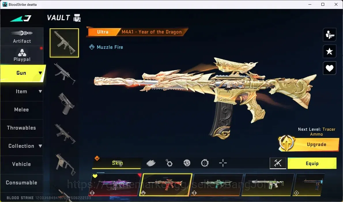 Blood Strike Accounts ASIA | 4 ETERNAL GUNS: M4A1,MP5.KALA.DESERT | 3 ET image 5