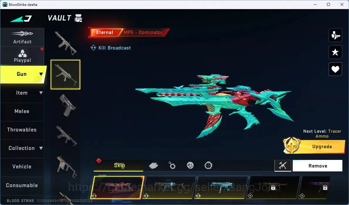 Blood Strike Accounts ASIA | 4 ETERNAL GUNS: M4A1,MP5.KALA.DESERT | 3 ET image 7