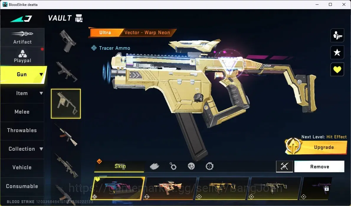 Blood Strike Accounts ASIA | 4 ETERNAL GUNS: M4A1,MP5.KALA.DESERT | 3 ET image 9