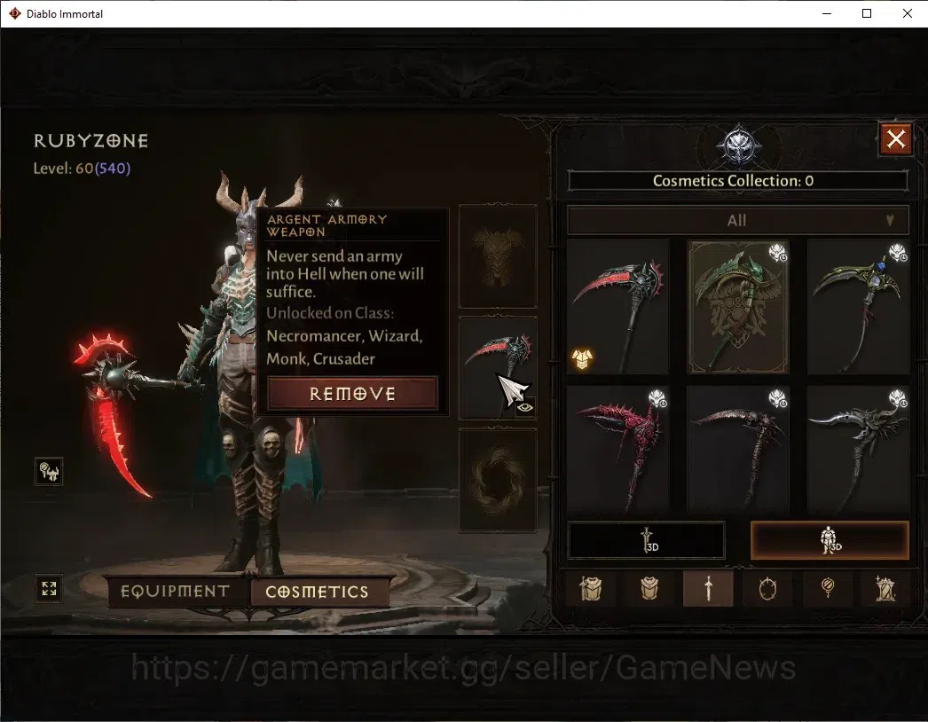 Diablo Immortal Accounts EU - Sescheron|CS ON|Lv60 (540)|Necromancer|CR 31K image 15