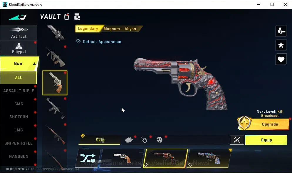 Blood Strike Accounts ASIA|3 ULTRA[SPIKE,M82 Lv5,INP-9 Lv2]|Collab 7DS[Q image 14