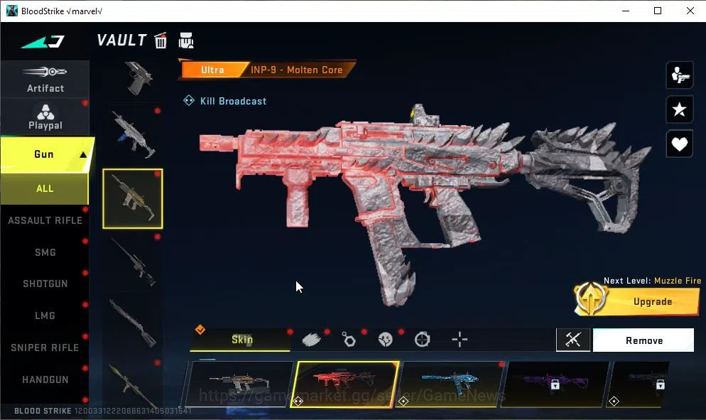 Blood Strike Accounts ASIA|3 ULTRA[SPIKE,M82 Lv5,INP-9 Lv2]|Collab 7DS[Q image 16
