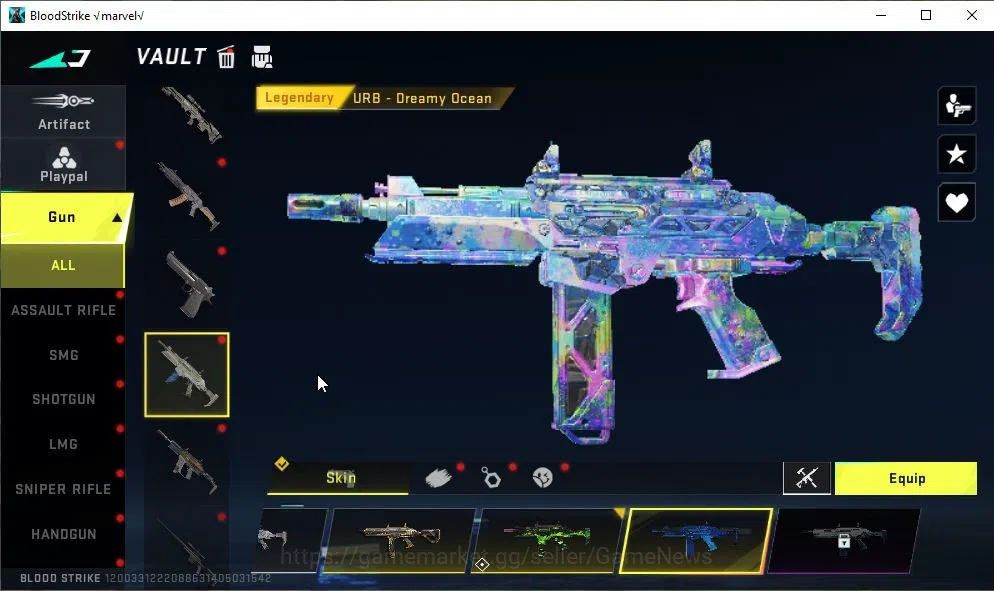 Blood Strike Accounts ASIA|3 ULTRA[SPIKE,M82 Lv5,INP-9 Lv2]|Collab 7DS[Q image 20