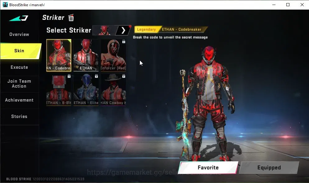 Blood Strike Accounts ASIA|3 ULTRA[SPIKE,M82 Lv5,INP-9 Lv2]|Collab 7DS[Q image 3