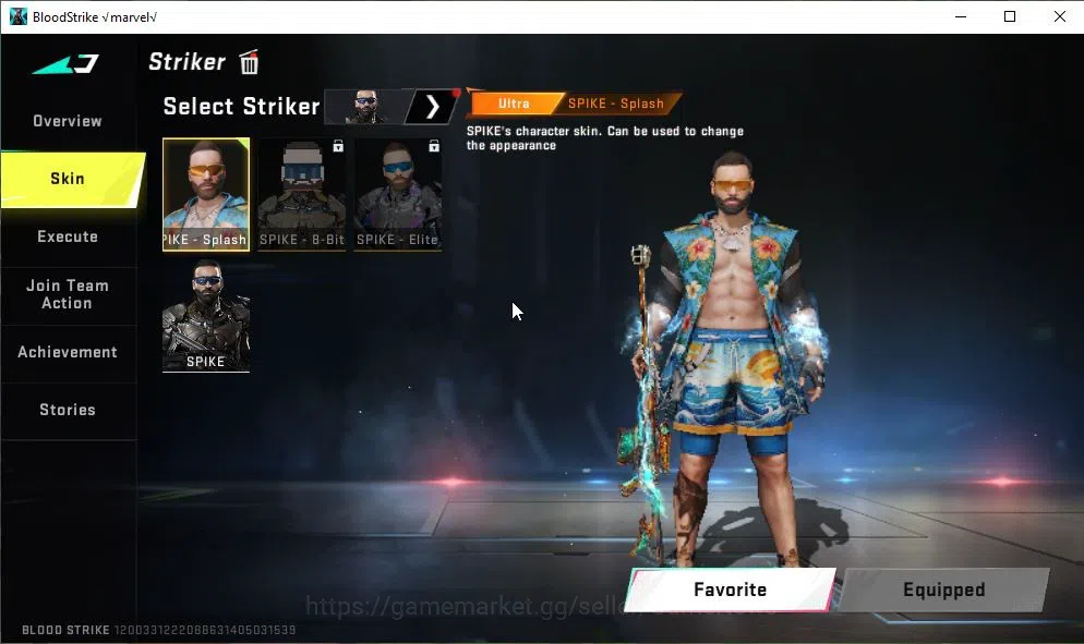 Blood Strike Accounts ASIA|3 ULTRA[SPIKE,M82 Lv5,INP-9 Lv2]|Collab 7DS[Q image 5