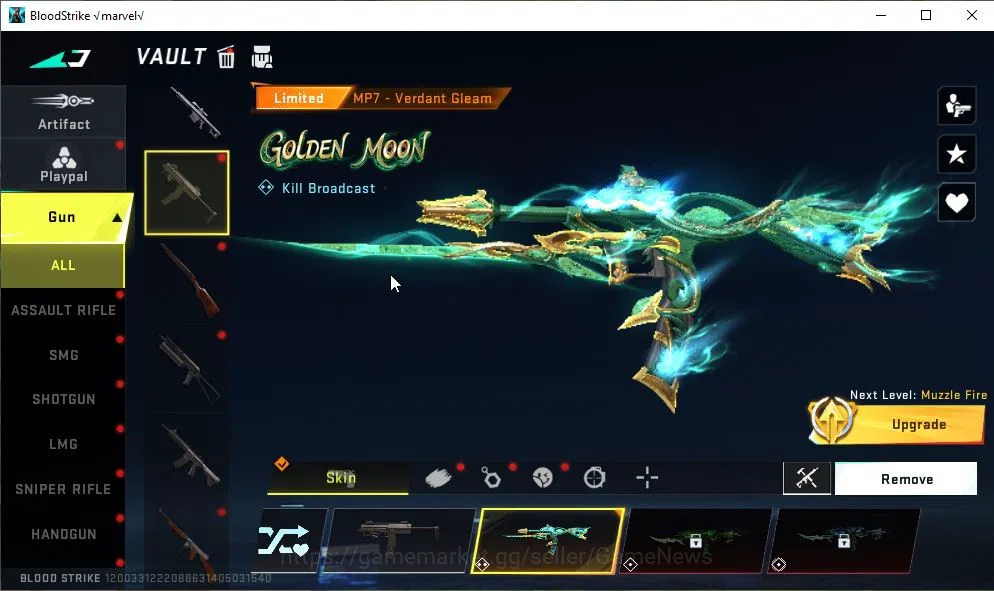Blood Strike Accounts ASIA|3 ULTRA[SPIKE,M82 Lv5,INP-9 Lv2]|Collab 7DS[Q image 7