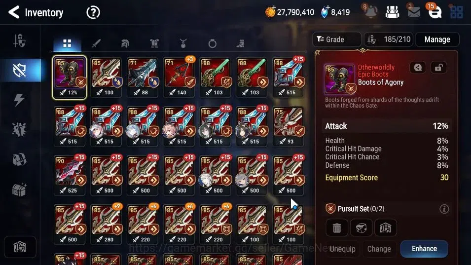 Epic Seven Accounts GLOBAL|UnVerif|9 ML(LOTScales,Salome,ZIO,Etc)+PByB image 19