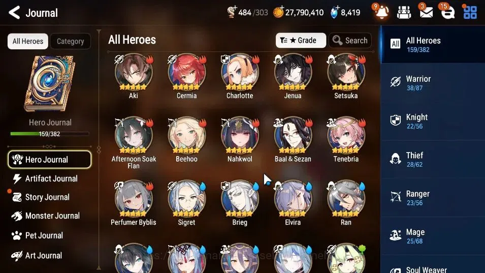 Epic Seven Accounts GLOBAL|UnVerif|9 ML(LOTScales,Salome,ZIO,Etc)+PByB image 7