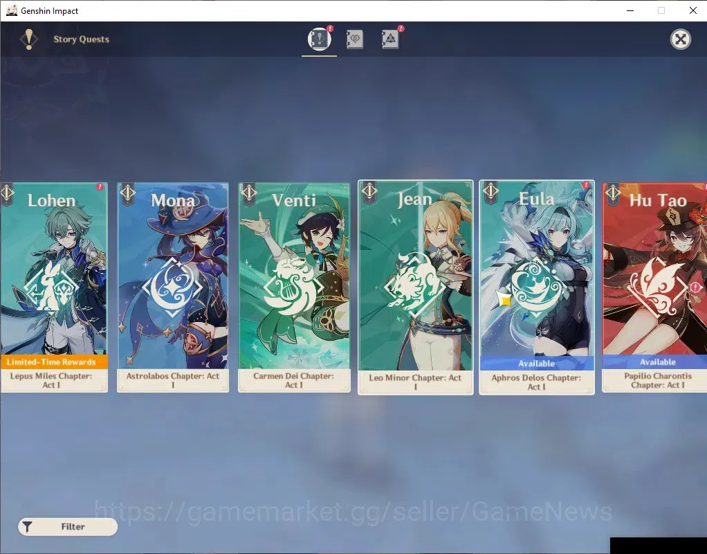 Genshin Impact Accounts ASIA| AR 42| 4 Limited + 3 (*5Standard)| [Nicole,F image 13
